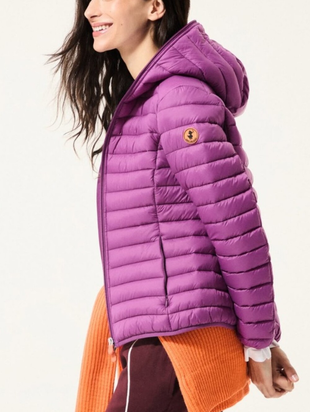 Save The Duck Daisy Ultra Light Puffer Jacket Size 4/XL Cruelty Free